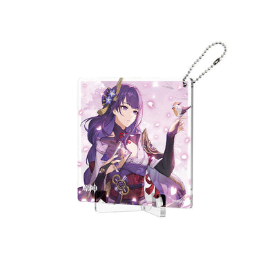 Genshin Impact Fated Day Raiden Shogun acrylic coaster birthday design