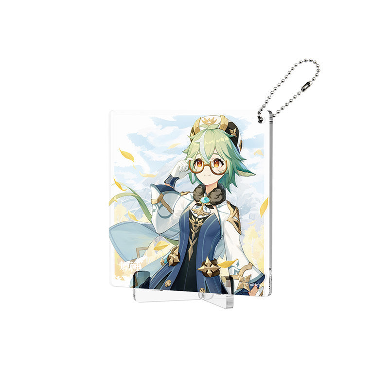 Genshin Impact Fated Day Sucrose acrylic coaster birthday design
