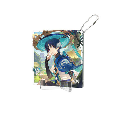 Genshin Impact Fated Day Wanderer acrylic coaster birthday design