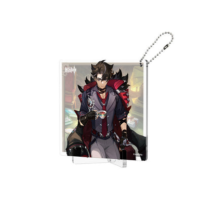 Genshin Impact Fated Day Wriothesley acrylic coaster birthday design