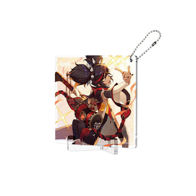Genshin Impact Fated Day Xinyan acrylic coaster birthday design