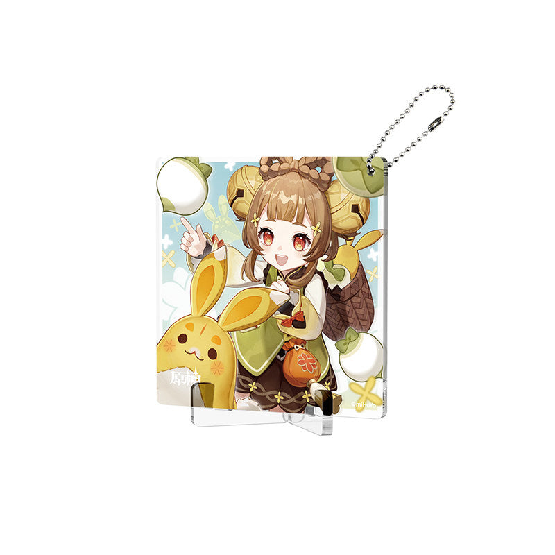 Genshin Impact Fated Day Yaoyao acrylic coaster birthday design