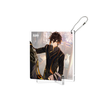 Genshin Impact Fated Day Zhongli acrylic coaster birthday design