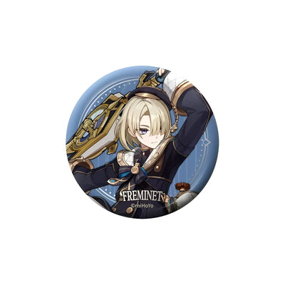 Genshin Impact Fatui Freminet character badge collectible anime pin