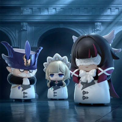 Genshin Impact Fatui Harbingers collectible chibi figure lineup