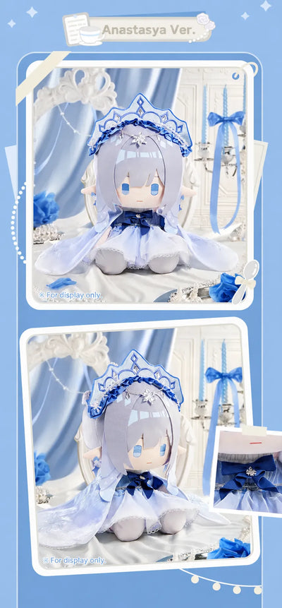 Anastasya Sitting Plush butterfly bow, layered headpiece and gradient cape details