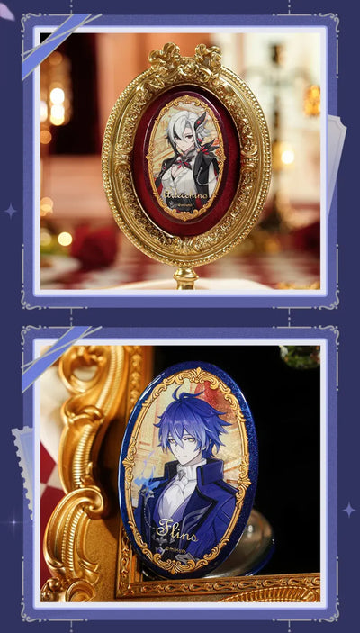 Genshin Impact FES 2026 character badge ornate frame and shimmering finish details