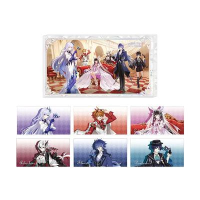 Genshin Impact FES 2026 Series flowing sand acrylic display with interchangeable character cards