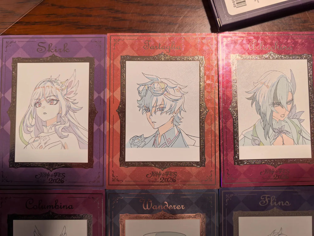 Genshin Impact FES 2026 Series Artwork Lenticular Card Set
