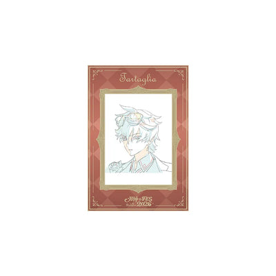 Tartaglia Genshin Impact FES 2026 Series artwork lenticular card