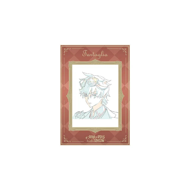 Tartaglia Genshin Impact FES 2026 Series artwork lenticular card