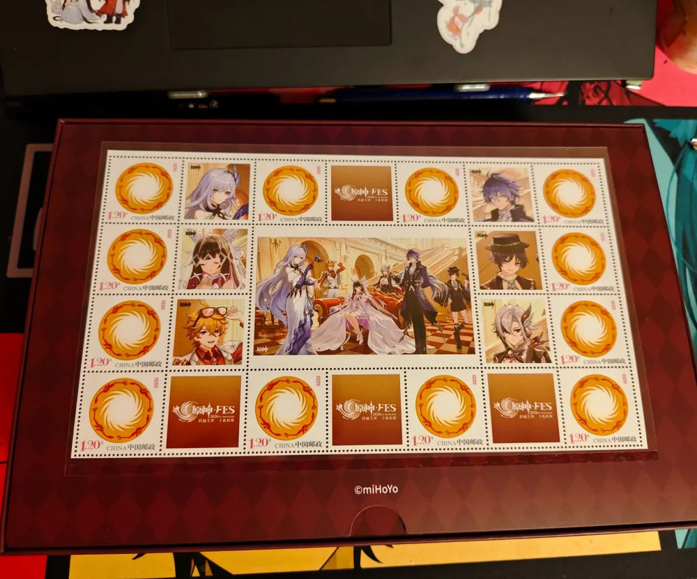Genshin Impact FES 2026 Serie Caja de Regalo de Medallas Conmemorativas