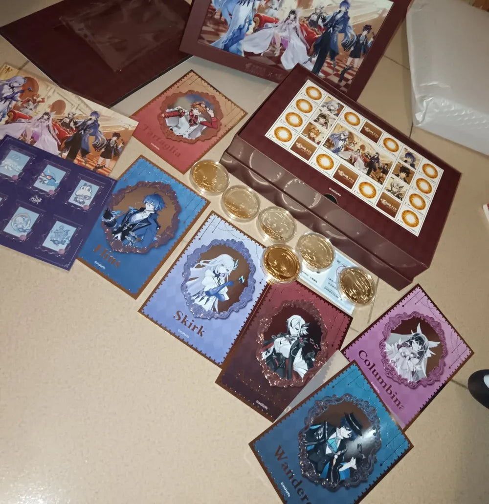 Genshin Impact FES 2026 Serie Caja de Regalo de Medallas Conmemorativas