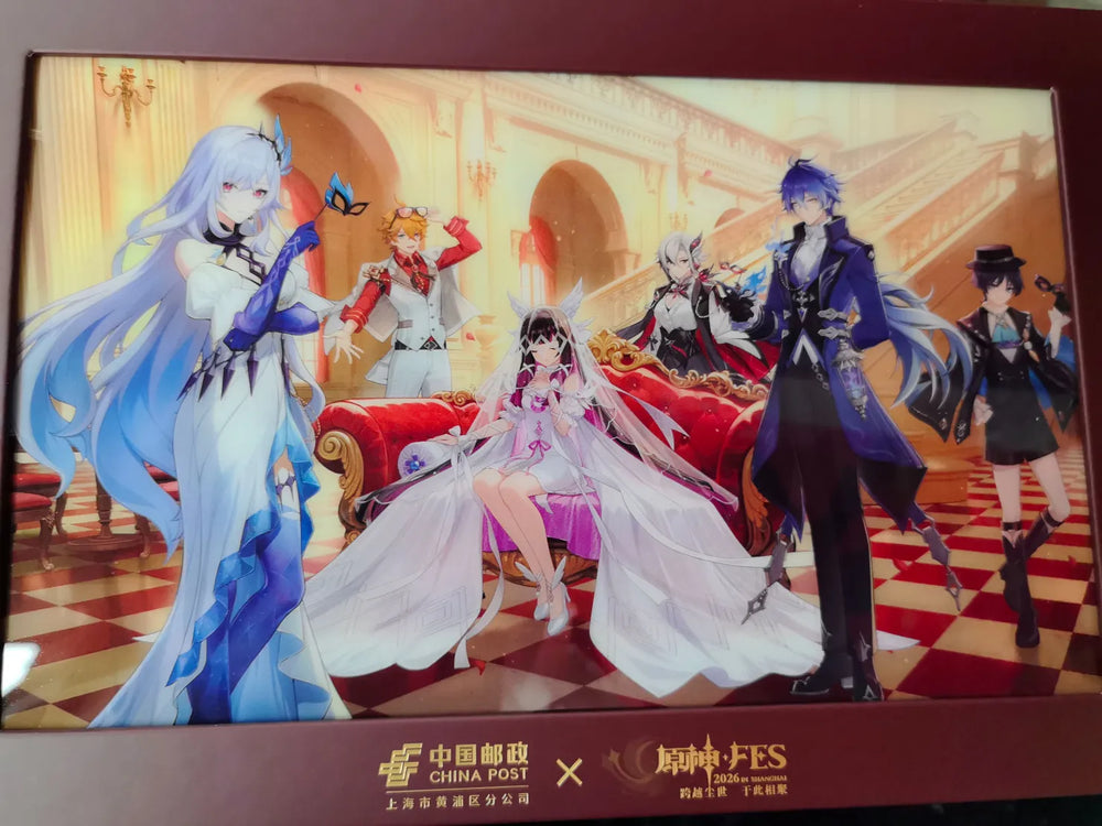 Genshin Impact FES 2026 Serie Caja de Regalo de Medallas Conmemorativas