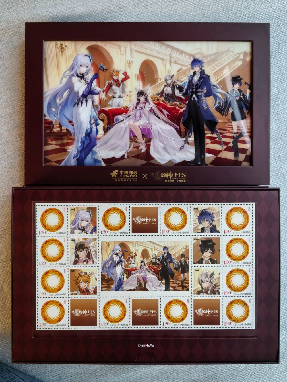 Genshin Impact FES 2026 Serie Caja de Regalo de Medallas Conmemorativas