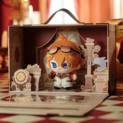Tartaglia Genshin Impact FES 2026 Series mini plush gift set with accessories and display box