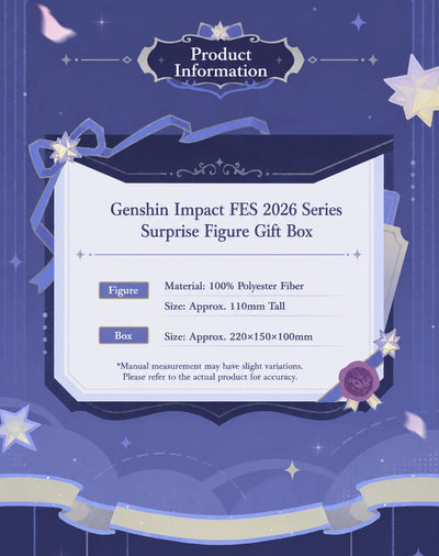 Tartaglia Genshin Impact FES 2026 mini plush gift set product details and specifications
