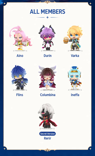 Genshin Impact FES Chibi Series product information, blind box rules and figure size details