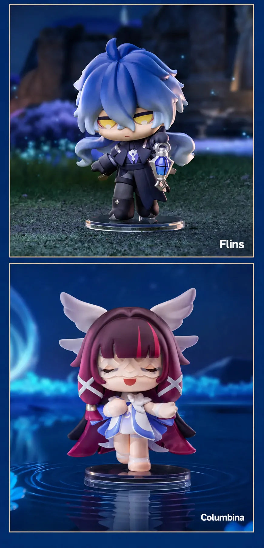 Genshin Impact FES Chibi Series Ineffa and secret Rerir figure details