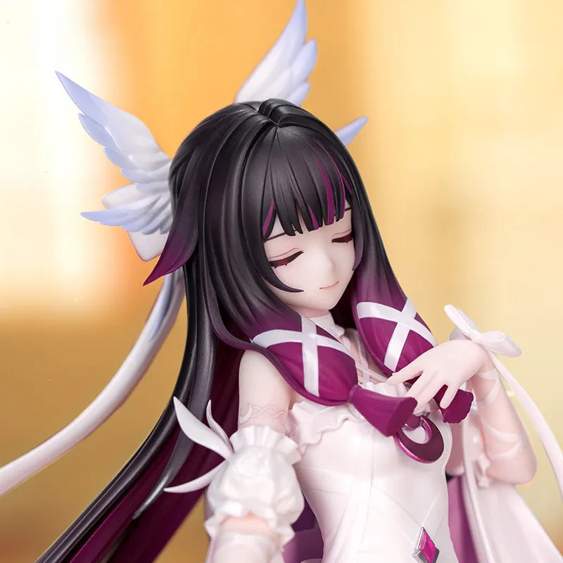 Genshin Impact Columbina figure with elegant white and magenta outfit