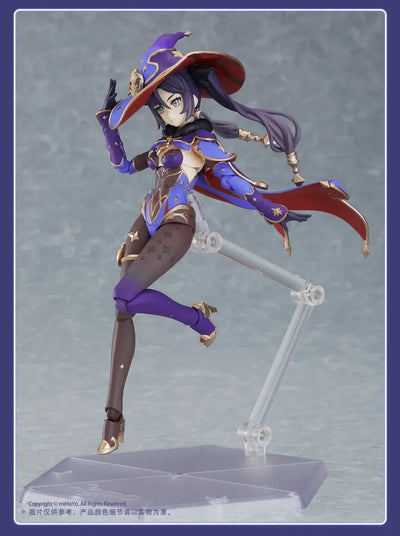 Mona figma figure posed with Skyward Atlas catalyst