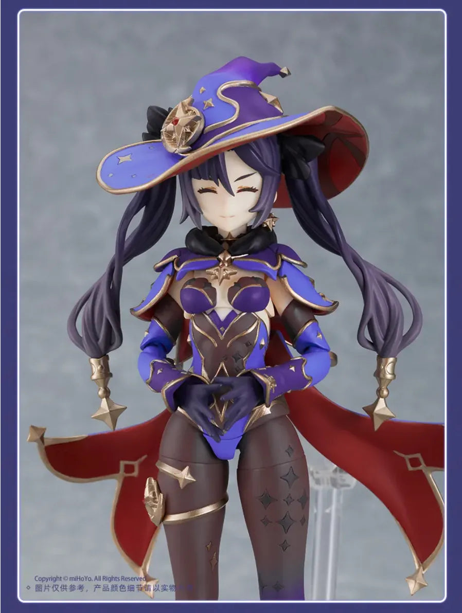 Genshin Impact Mona figma figure pose with interchangeable hand parts