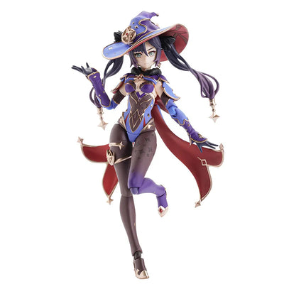 Genshin Impact figma Mona Mirror Reflection of Doom Ver. figure on white background