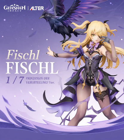 Fischl 1/7 scale figure full body display with Oz companion and Electro effects