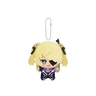 Genshin Impact Fischl Little Valley plush keychain with detailed chibi plush artwork