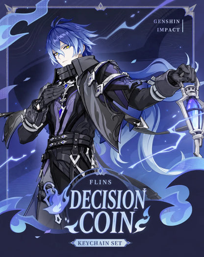 Genshin Impact Flins Decision Coin Necklace Set product overview