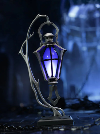 Flins Oathkeeper's Lantern Night Light with decorative display stand