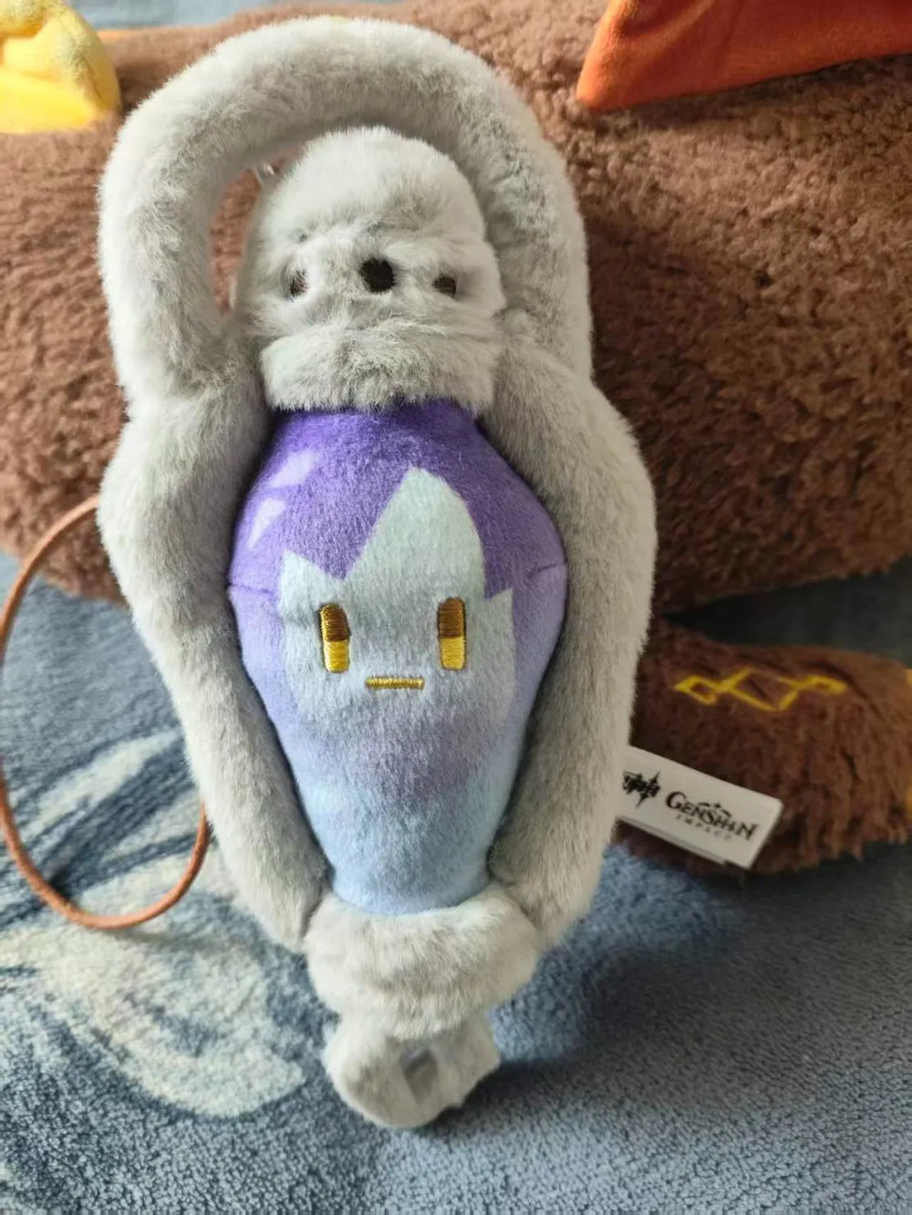 Genshin Impact Fluffy Friendship Series Chaveiro de Pelúcia – Flins & Durin