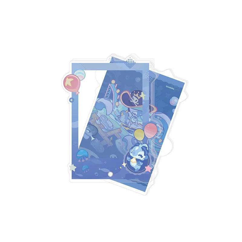 Genshin Impact Fontaine Acrylic Display Frame with themed regional design