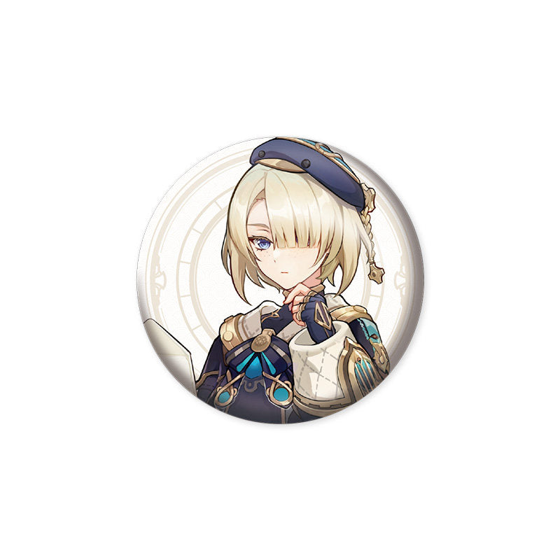 Genshin Impact Fontaine Freminet tinplate pin badge detailed character artwork collectible accessory
