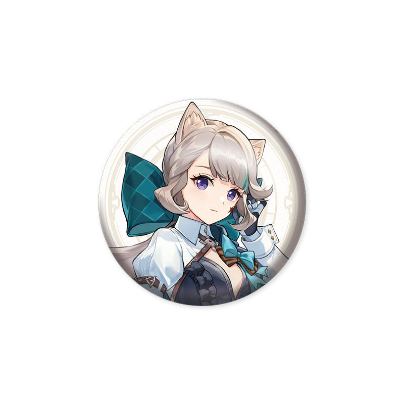Genshin Impact Fontaine Lynette tinplate pin badge detailed character artwork collectible accessory