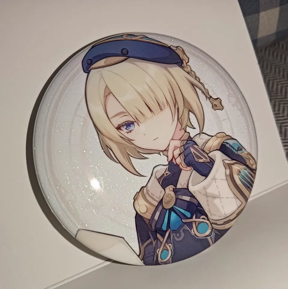 Genshin Impact Game Art Exhibition Collection – Pins Standees File Folders
