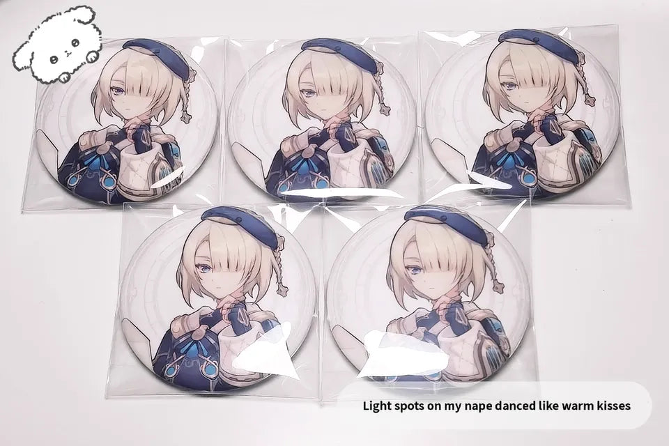 Genshin Impact Game Art Exhibition Collection – Pins Standees File Folders