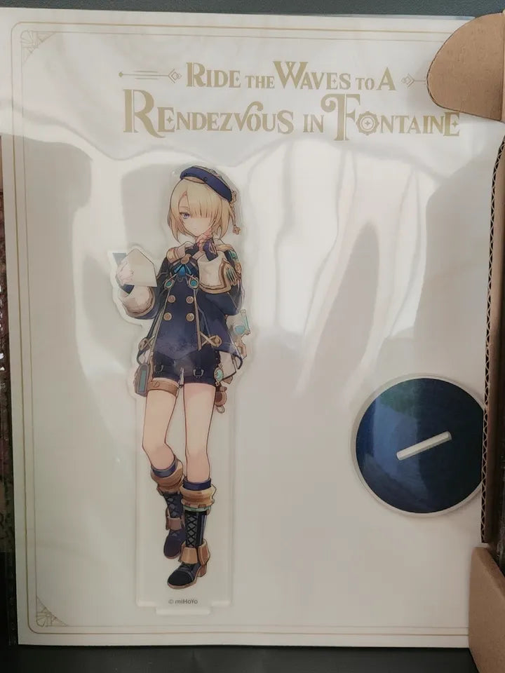 Genshin Impact Game Art Exhibition Collection – Pins Standees File Folders