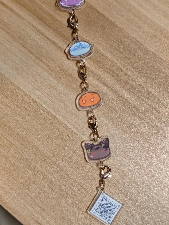 Genshin Impact Game Art Exhibition Acrylic Charms – Fontaine Slime Series