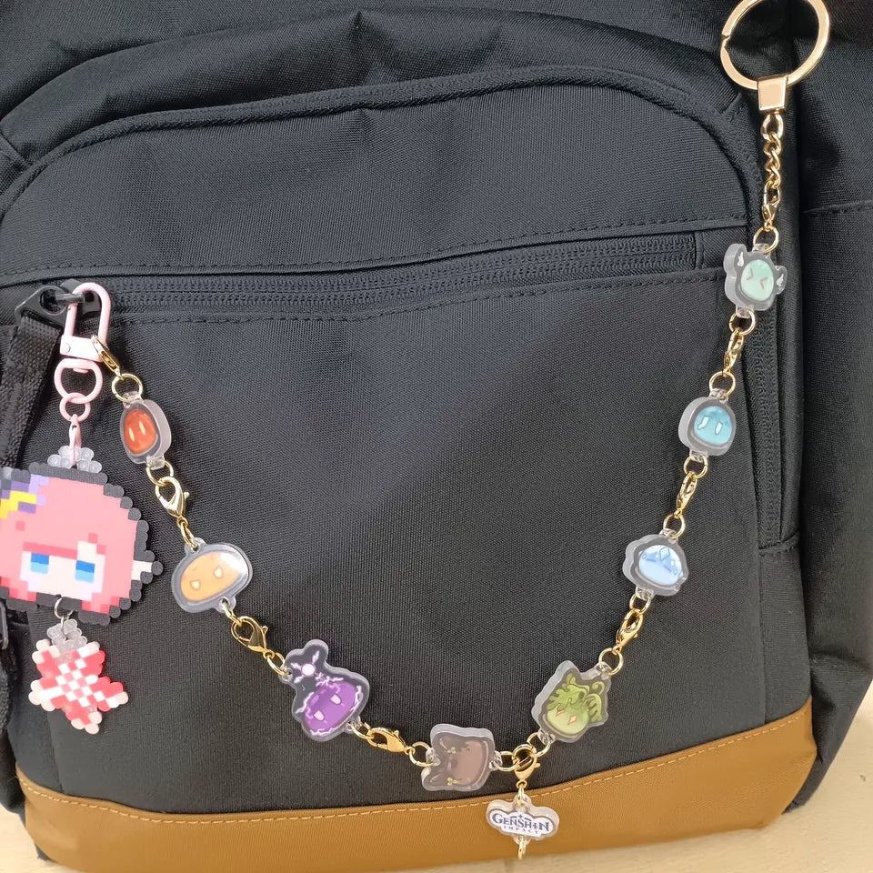 Genshin Impact Game Art Exhibition Acrylic Charms – Fontaine Slime Series