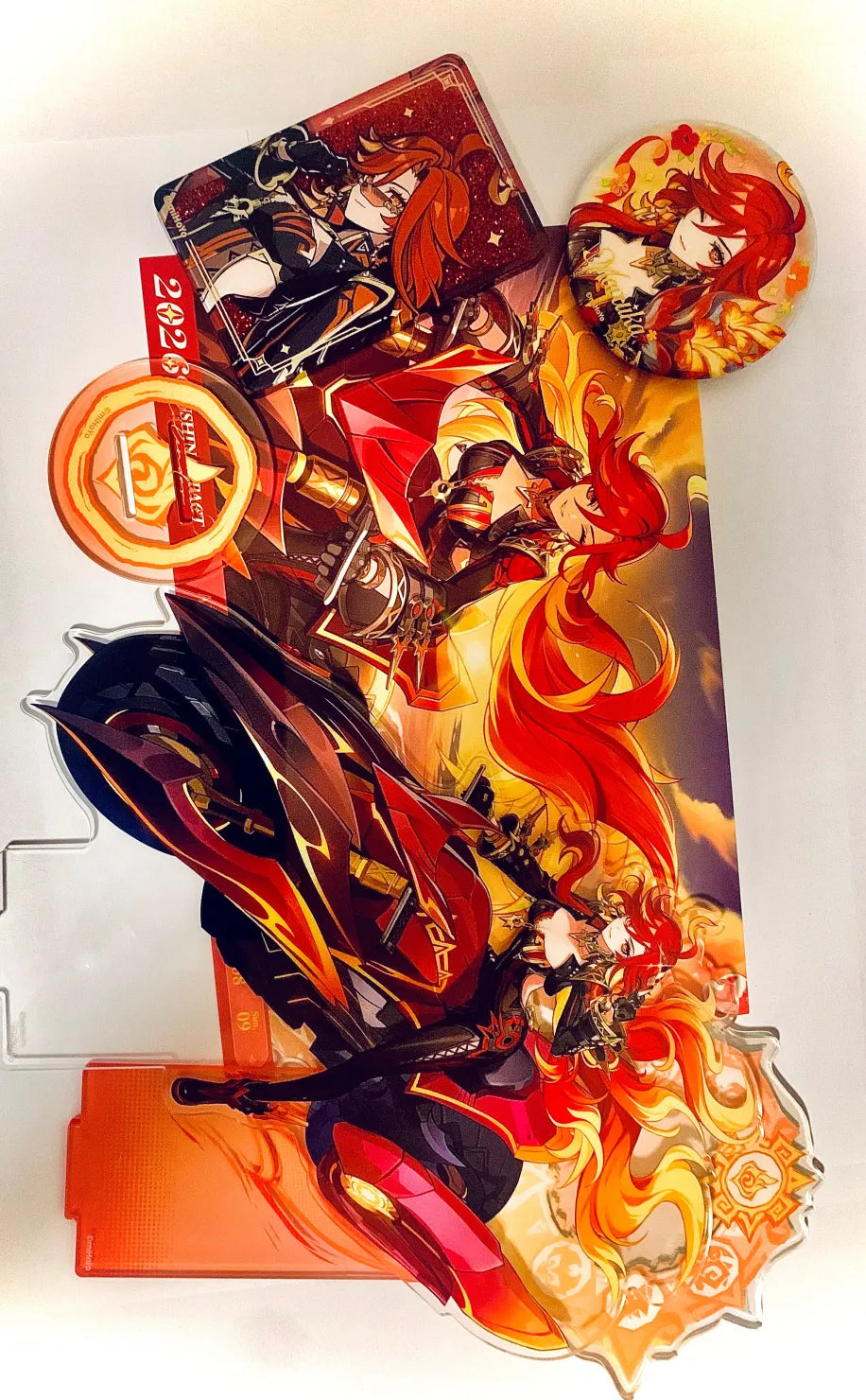 Genshin Impact Moment of Fragrant Whispers Badges & Acrylic Art Tiles