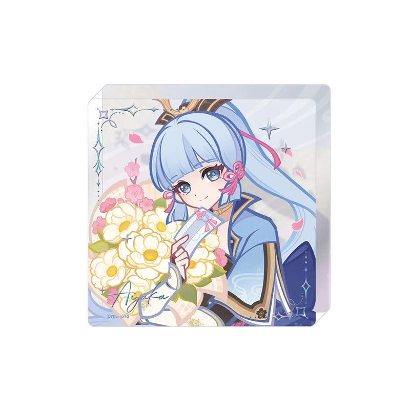 Genshin Impact Moment of Fragrant Whispers Kamisato Ayaka acrylic art tile