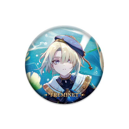 Genshin Impact Freminet character badge anime collectible pin