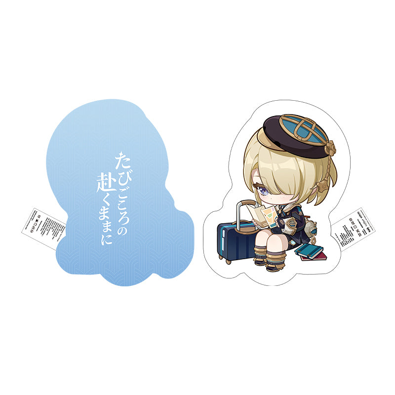 Genshin Impact Freminet offline store series chibi plush pillow soft cushion character design