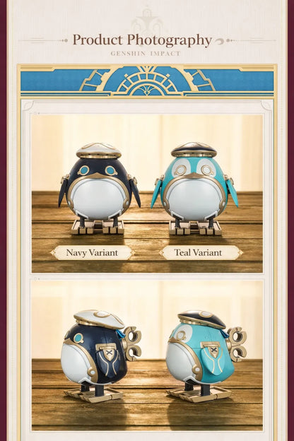 Genshin Impact Freminet Pers clockwork penguin toy series size and material details plastic build