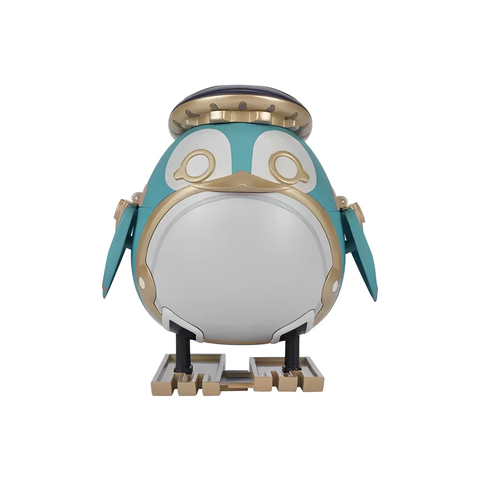 Genshin Impact Freminet Pers clockwork penguin toy series teal variant front view