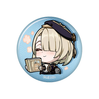 genshin impact freminet q version emoji badge front view