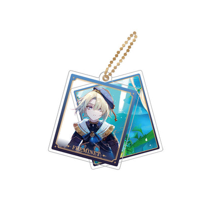 Genshin Impact Freminet rotating double-sided acrylic keychain