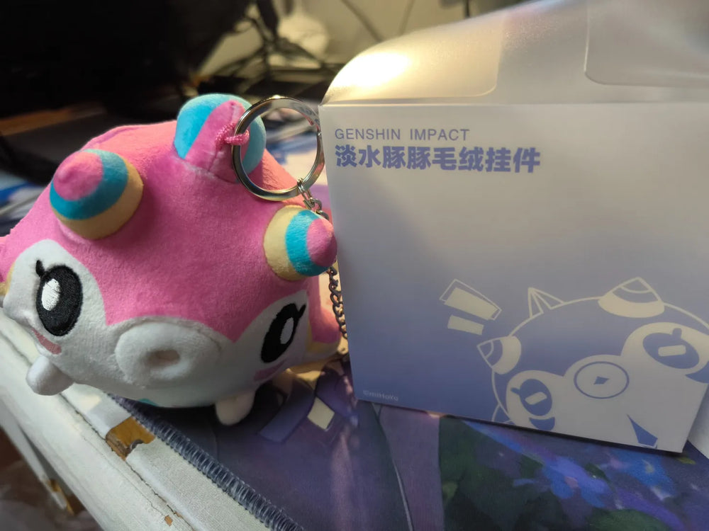 Genshin Impact Porte-clés Peluche Blubberbeast d’Eau Douce Mualani