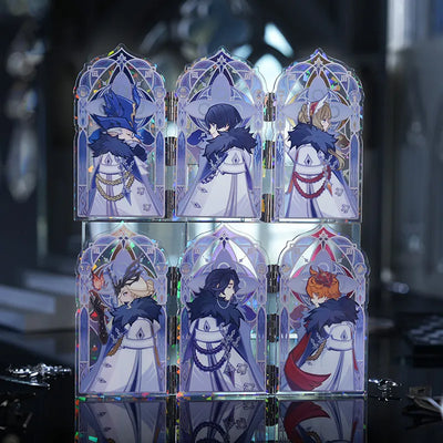 Frost and Flame Series Fatui Harbingers Acrylic Stand Blind Box Set